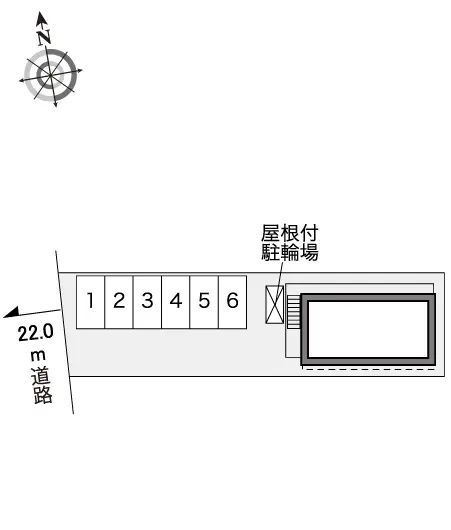 ★手数料０円★岡山市中区長岡　月極駐車場（LP）